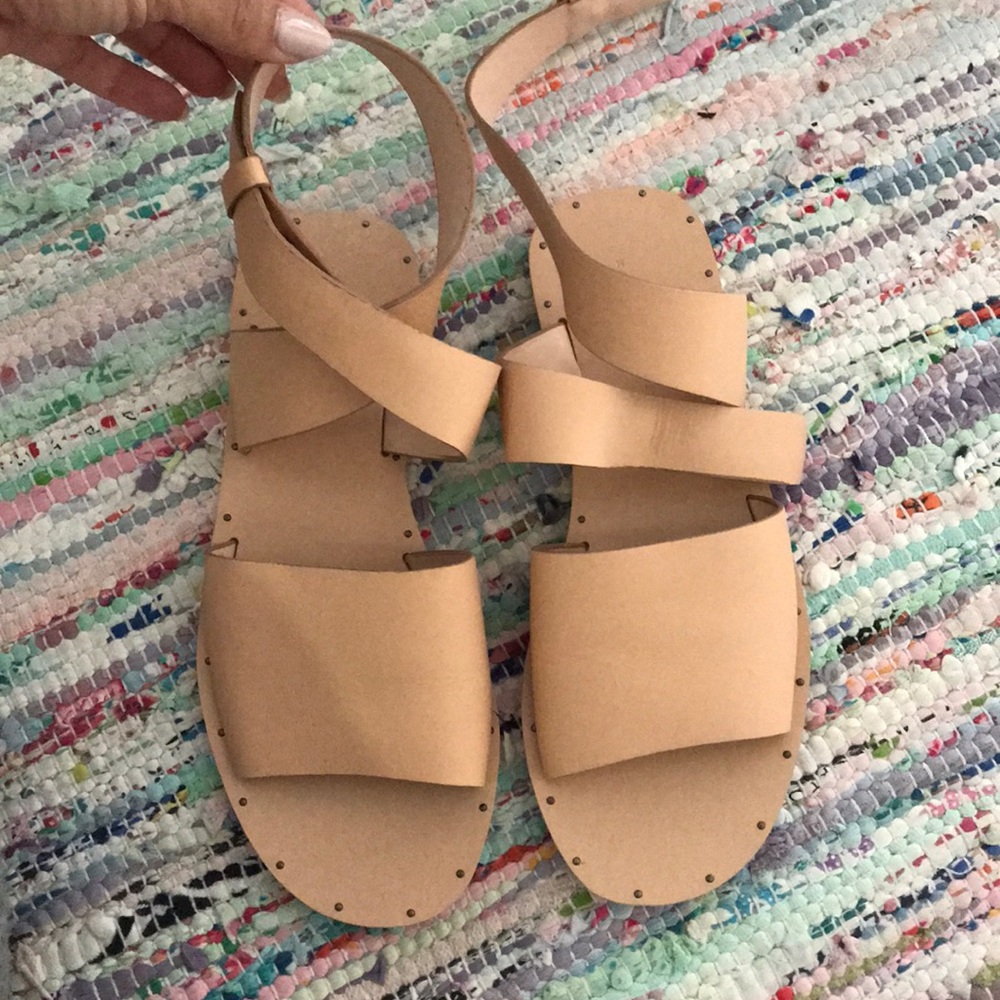 Zara Leather Sandals